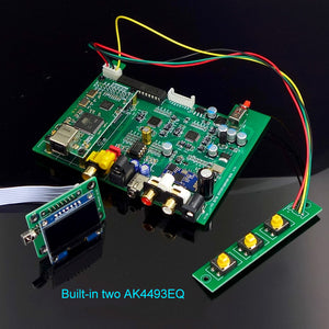 SU9 DAC Decoder Board Headphone Amplifier Dual AK4493 DSD512 Standard Board without USB Card Shell