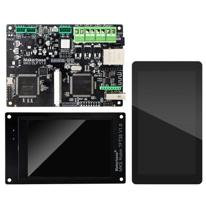 Makerbase MKS DLP 3D Printer Control Board LCD Photocuring Motherboard w/ TFT35 Display 2K SHARP Screen