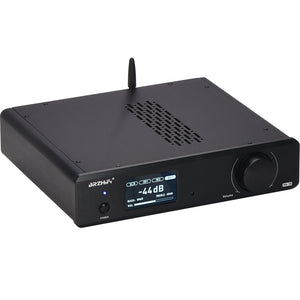 BRZHIFI PA-10 70Wx2 HiFi Power Amplifier Full Balance Remote Control Amplifier Bluetooth CSR8675