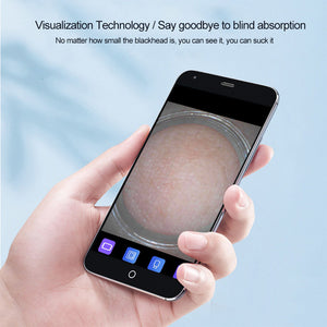 Electric Blackhead Suction Device WIFI Visual Blackhead Remover Face Pore Cleansing Beauty Instrument