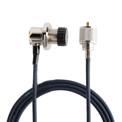 2D5MR Feeder Line 5M w/ M Connector Fit Car Walkie Talkie Handheld Transceiver For Diamond Antenna