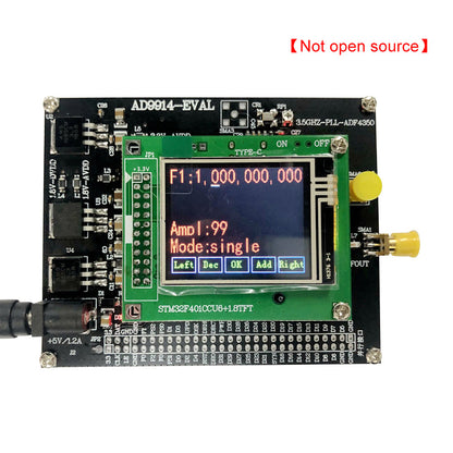 AD9914 Development Board + STM32F4 Control Board 3.5GHz Sampling Rate DDS 10 Modulation Modes