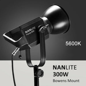 Nanlite Forza 300W LED Photography Light 5600K Fill Light for Video Studio Photography Lighting