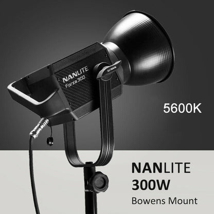 Nanlite Forza 300W LED Photography Light 5600K Fill Light for Video Studio Photography Lighting