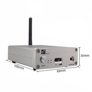 MS-B1 CSR8675 Bluetooth 5.0 Receiver DAC Assembled Silver For APTX-HD LDAC Car Audio Electronics