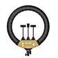 ZB-F488 22&quot; Ring Fill Light Dimmable Ring Light w/ Stand Phone Clips For Vlog Live Broadcast Selfie