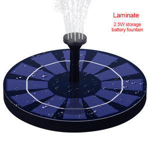 2.5W Solar Powered Fountain Floating Garden Pool Landscape Decoration Solar Fountain Water Pump