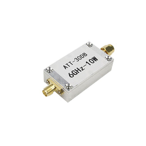 10W 30DB RF Attenuator SMA Fixed Attenuator Work with Power Meter Spectrum Analyzer