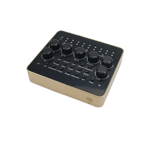 V10 Live Sound Card External Bluetooth Sound Card with Remote Control For K Song Live Broadcast