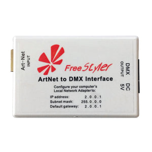 Art-Net ArtNet to DMX Interface Lighting Controller for FreeStyler DMX Signal Output 512 Channels