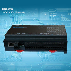 Industrial Controller For Modbus Digital Input &amp; Digital Output RTU-328B 16DO + 8DI [Ethernet]