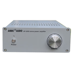 AIBBC HF-2050 Power Amplifier MOS Tube Stereo Power Amp 130W+130W Dual AD797BD Op Amp