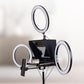 Mobile Phone Teleprompter SLR Camera Prompter w/ Remote Control for Video Shot Interview Speech Live