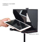 Mobile Phone Teleprompter SLR Camera Prompter w/ Remote Control for Video Shot Interview Speech Live