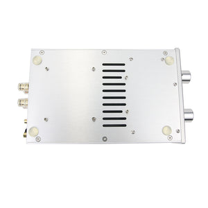 BRZHIFI JVC Custom 8007 Bluetooth 5.0 Amplifier HIFI Thick Film Power Amp 100Wx2 Dual Meter