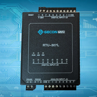 8AI 4DO Data Acquisition Module For Modbus RTU Industrial Control RTU-307L 4-20mA 0-10V RS485