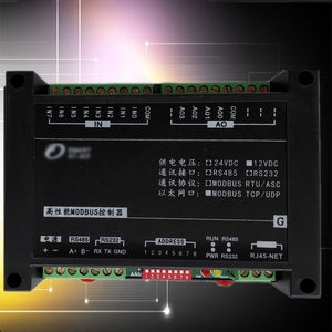4AO + 8DI Data Acquisition Industrial Controller 0-20mA/4-20mA 0-5V/0-10V RTU-307K [RS232 RS485]