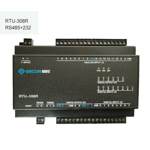 Data Acquisition Module Industrial Controller For Modbus RTU RTU-308R 16AI + 8DI + 6DO RS485 RS232