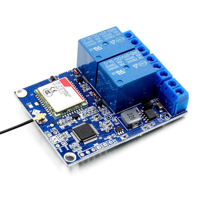 GSM SMS Controller 2-Channel Relay Module Mobile Phone Remote Control Water Pump Server Restart