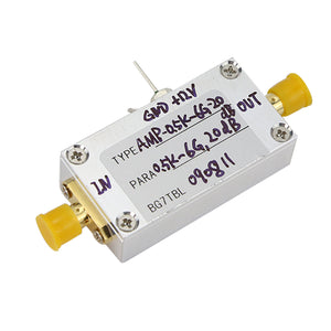 0.5KHz-6GHz Broadband Amplifier Power Amplifier 20db Gain 12V Power Supply