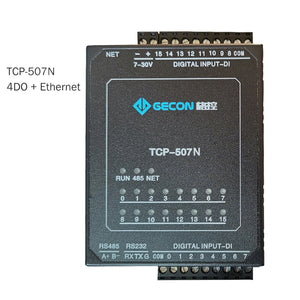 TCP-507N 4DO + Ethernet Industrial Controller Data Acquisition 4-Way Relay Output For Modbus TCP