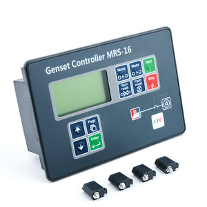 MRS-16 Genset Controller Diesel Generator Control Panel Auto Remote Start LCD Screen