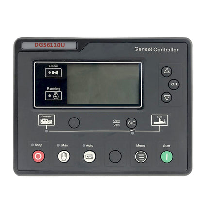 SmartGen HGM6110U Genset Controller Diesel Generator Controller Automatic Control w/ LCD Backlight