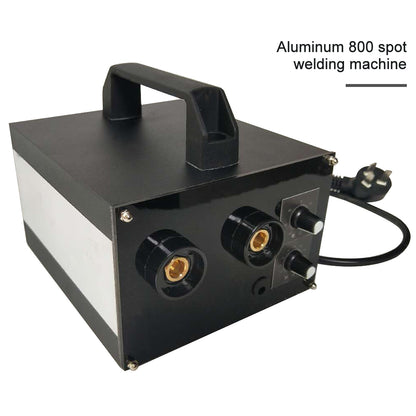 Spot Welding Machine Handheld Spot Welder Soldering Machine Adjustable Current for 18650 Battery (Aluminum 800)