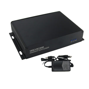 4K Video Decoder H.265 H.264 HDMI VGA CVBS Ultra Low Latency Audio And Video 4K Decoder SRT XD3