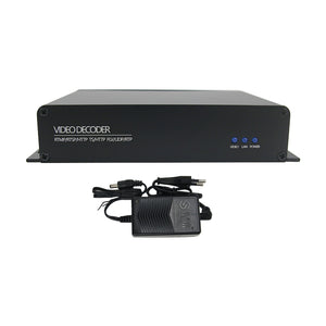 4K Video Decoder H.265 H.264 HDMI VGA CVBS Ultra Low Latency Audio And Video 4K Decoder SRT XD3