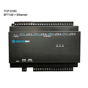 TCP-518C Industrial Controller Data Acquisition Collect Temperature 8PT100 + Ethernet Communications