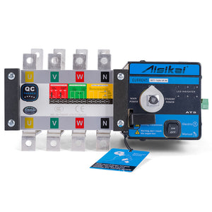 Maxgeek 4P 160A ATS Automatic Transfer Switch Dual Power Switch Single Three Phase AC Diesel Generator Parts