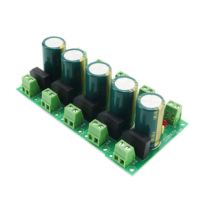 5PCS Rectifier Filter Power Supply Board 50V 4700μF Amplifier AC to DC Power Module Finished Board