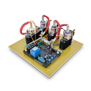 Maxgeek SAVRH-75A Generator Voltage Regulator Board Rectifier Diode AVR 380V for Brush Diesel Generator