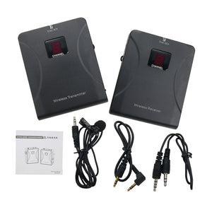 8 Channel UHF Wireless Microphone Lavalier Microphone Wireless MIC For DSLR Camera Smartphone