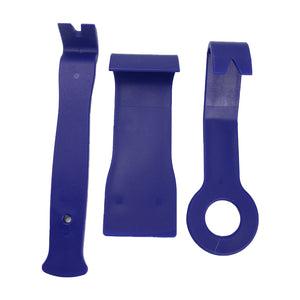 16pcs Blue Car Trim Removal Tool Set Kit for Audio System Panel Dashboard Zip-Lock Bag Packing
