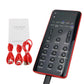 T3 Live Sound Card Audio External USB Headset Microphone Sound Card for Mobile Phone Computer