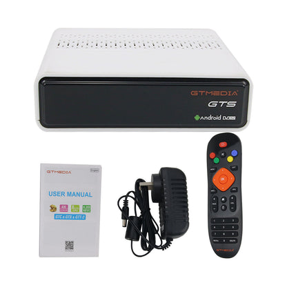 4K Satellite Receiver 2G+8G DVB-S/S2 TV BOX for Android 6.0 BT4.0 GTMEDIA GTS