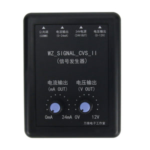 0-24mA Signal Generator Current Voltage Transmitter Calibrator Signal Source 0-12V Voltage Output