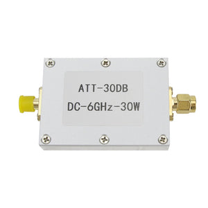 DC-6GHz 30W 30DB RF Attenuator fixed Attenuator SMA Female + SMA Male for Power Meter Spectrum Analyzer