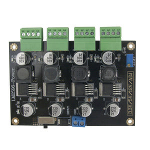 Switching Power Supply Board DC-DC Step-Down Power Supply Adjustable Module 3.3V/5V/12V Output LM2596