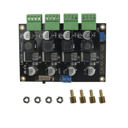 Switching Power Supply Board DC-DC Step-Down Power Supply Adjustable Module 3.3V/5V/12V Output LM2596