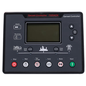 Maxgeek 7220CAN Generator Controller Auto Start Control Module Panel w/ Auto Main Failure Function
