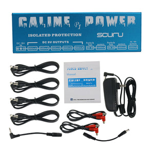 Caline P1 Guitar Pedal Power Supply Effect Pedal Power 8 Channels Isolated Output 9V/12V/15V/18V