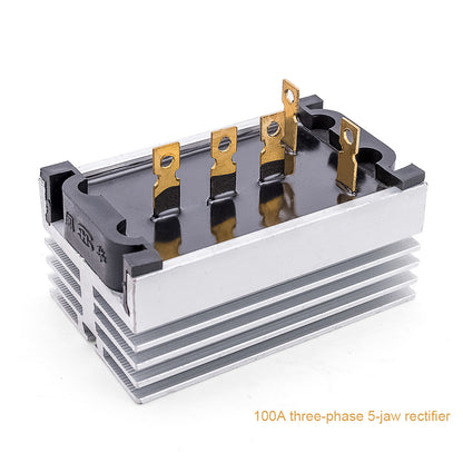 Maxgeek SQL100A 100A Three Phase Rectifier Diodes Kit Full Wave Diode Rectifier Bridge for Generator