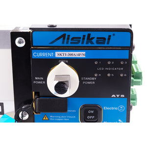 Maxgeek 4P 300A ATS Dual Power Automatic Transfer Switch Genset Intelligent Controller Generator Parts