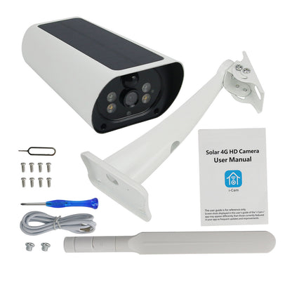 4G SIM Card Waterproof Outdoor 1080P Solar Power Camera support Battery Audio PIR HD Surveillance Camera