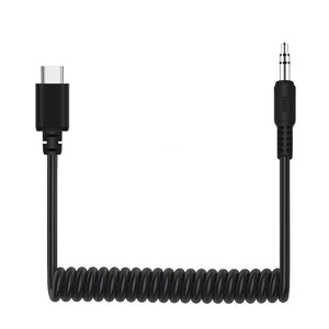 PU513B Sound Recording Audio Adapter Cable 3.5mm TRRS Male To Type-C For DJI OSMO Pocket Phones