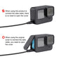PULUZ PU517 Aluminum Alloy Battery Side Cover Suitable For GoPro HERO9 Black Action Camera