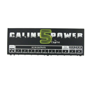 Caline CP-05 Guitar Pedal Power Supply Guitar Effect Pedal Power 10 Channels Output 9V/12V/18V